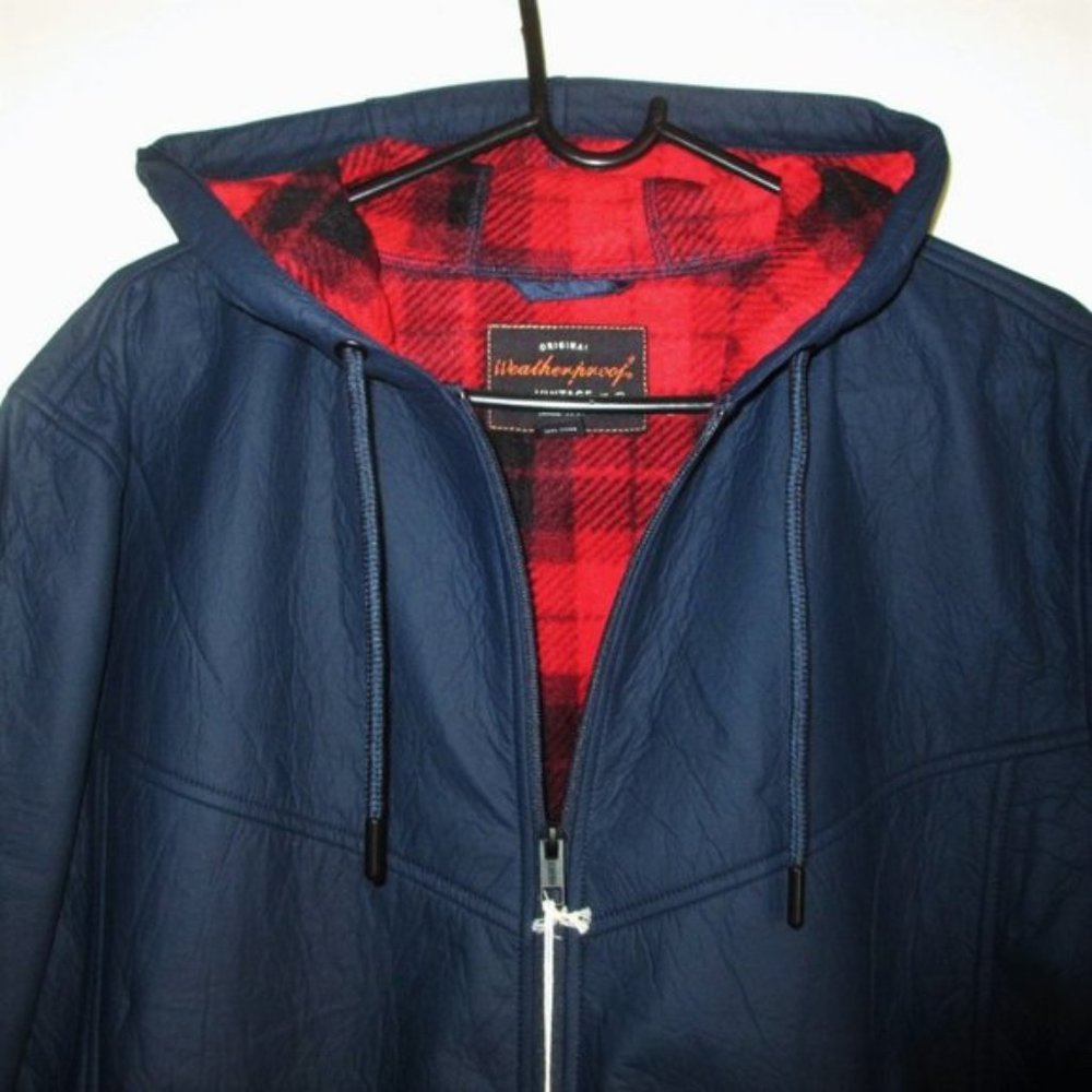 Weatherproof Faux Leather Jacket Fleece Lined L - Picture 3 of 6